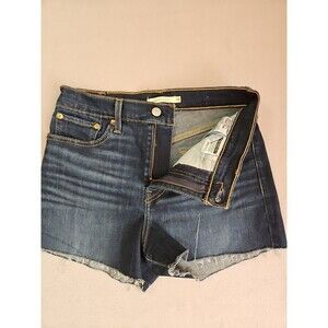 Levi's Women's High-rise Denim Jeans Shorts Size 28 - Carbon Copy 31 Dark Wash